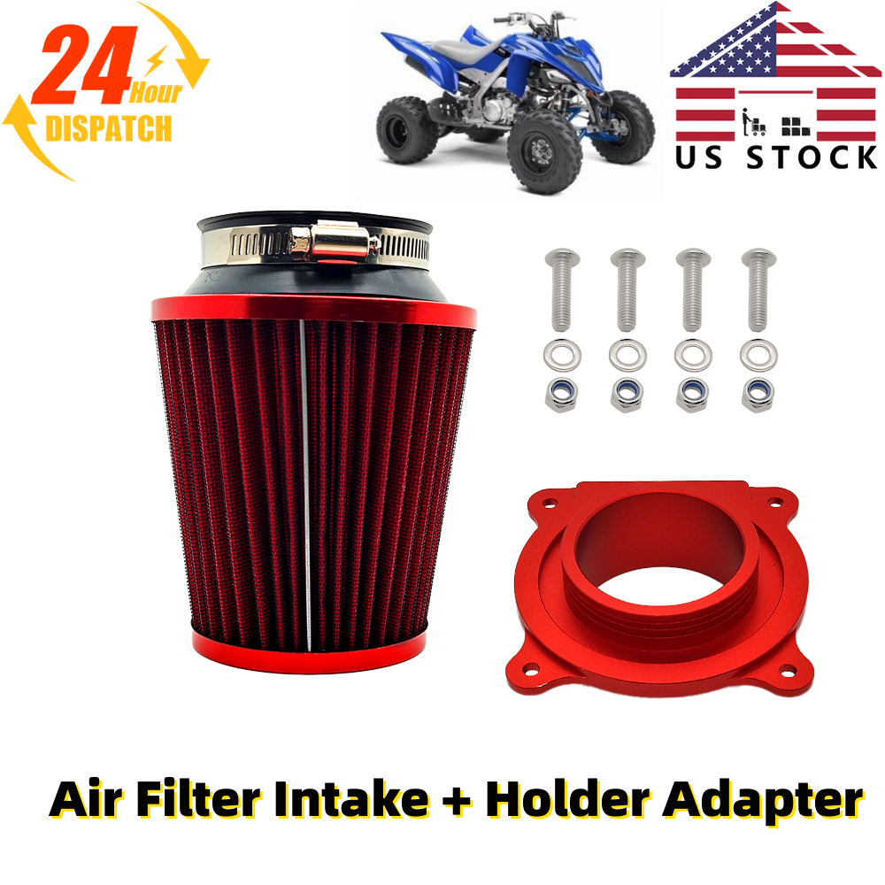 Air Filter Intake With Holder Adapter Kit – Fits Yamaha Raptor 700 & 700R (2006–2021)