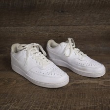 Nike COURT VISION LO Basketball Sneakers White White White CD5463 100 Men's 6.5