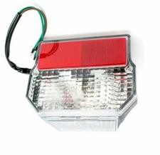 Rear light white with E brake taillight MZ ETZ 150 250 251 301 Simson SR50 S51