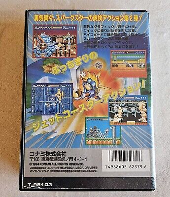 SPARKSTER ROCKET KNIGHT ADVENTURES 2 SEGA MEGA DRIVE JAPAN SPARKSTER ROCKET KNIGHT ADVENTURES 2 SEGA MEGA DRIVE JAPAN