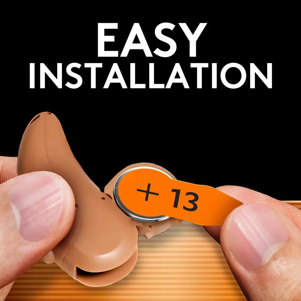 Duracell Activair Mercury Free Hearing Aid Batteries Size 13 (16-160) Exp 2029 - Image 2 of 2