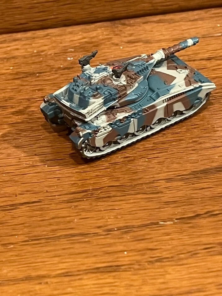 Micro Machines MILITARY Merkava MK3 Tank Green Camo Brown Blue Grey Terror - Image 3 of 4