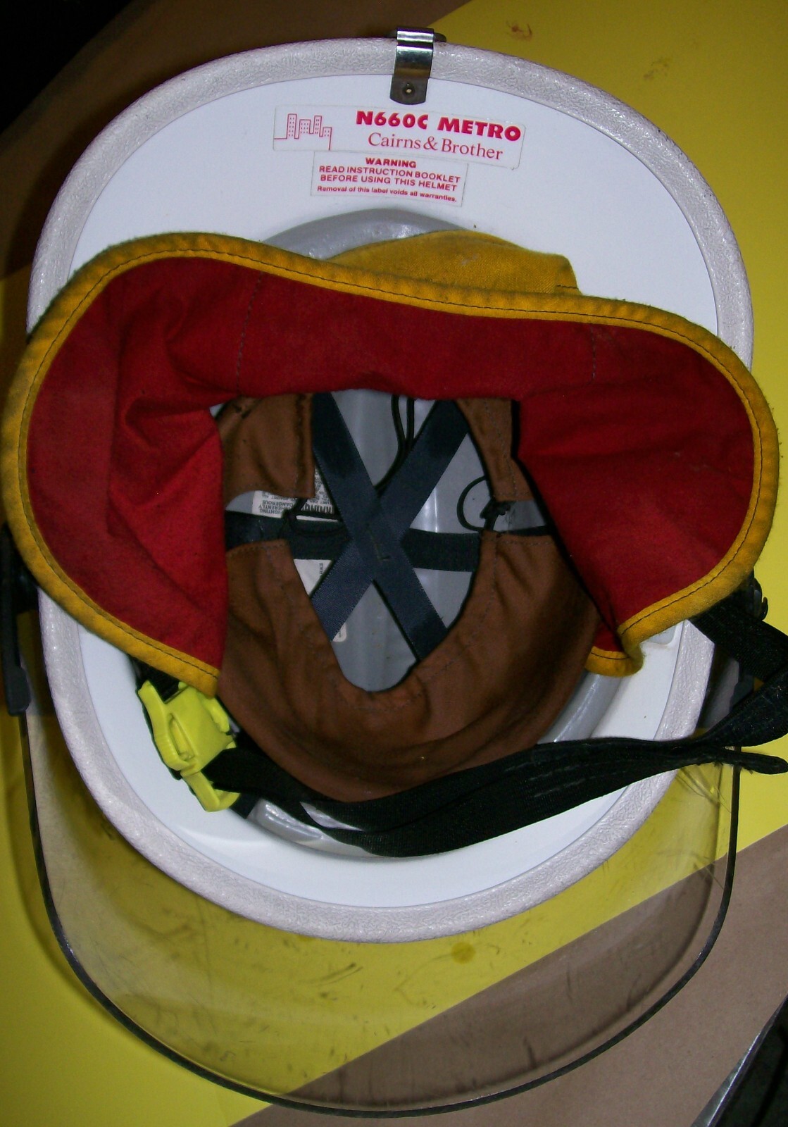 Cairns N660C Metro Fire Helmet White eBay