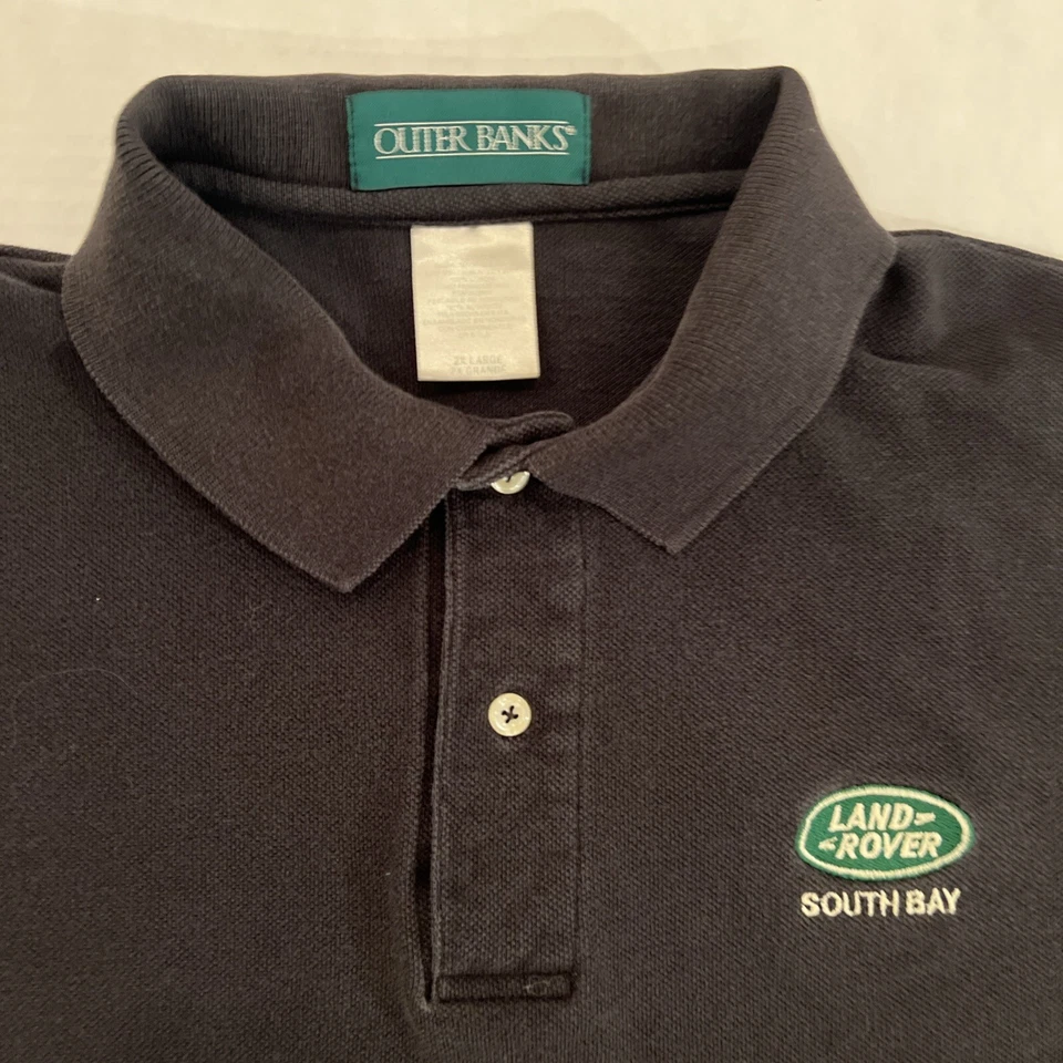 Polo Oficial Land Rover South Bay Logo 2XL Negro Range Rover De Colección Foto 2 de 4