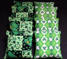 St pattys Cornhole Bean Bags 8 ACA Regulation Bags Pot of luck Irish Game