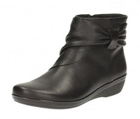 Clarks Everlay Mandy Ladies Black Leather Ankle Boots Clarks Everlay Mandy Ladies Black Leather Ankle Boots