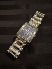 Guess Steel - Mens Watch -Blue Dial 50 Meter Water Res. No. U11006G3 Japan Mov't