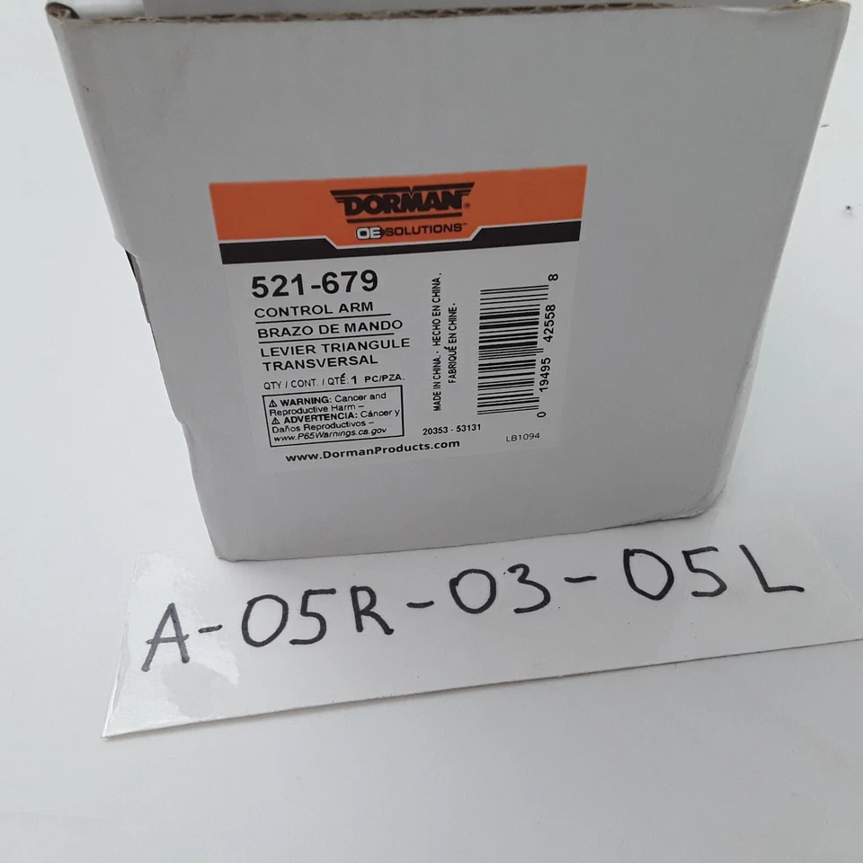 Brazo de control de suspensión trasero izquierdo derecho Dorman 521-679 para Honda Civic 1992-1995 Foto 4 de 4