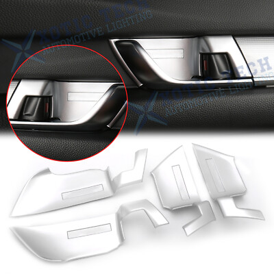 4pcs/Set Matte Silver Door Handle Bowl Cover Decoration For Honda Accord 2018-22