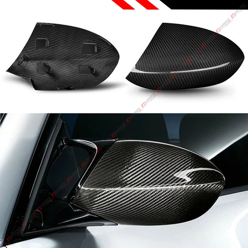 FOR 07-13 BMW E90 E92 E93 M3 FULL DRY CARBON FIBER REPLACEMENT SIDE MIRROR COVER