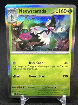 Moewscarada 015/198 Holo Rare Pokemon Card Scarlet and Violet NM/MINT