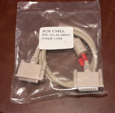 SCSI Cable--P/N -121-44-100025 Length: 1.0 M-NEW-SEALED PACKAGE