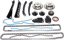 Timing Chain Kit with Tensioner Guides Cover Gaskets Cam Phaser Engine... 