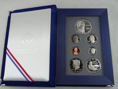 1993-S US Mint Prestige Proof Set James Madison Silver Dollar Box