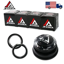 44-55mm Bearing Headsets 1-1/8" Threadless Road Bike Bicycle Fork Steerer Parts