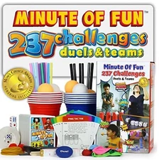 Minute of Fun Party Game 237 Challenges Minute to Win It Duels Family Game NEW