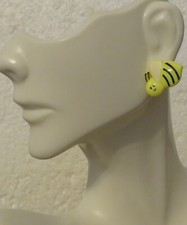Children's Bumble Bee Stud 1/2" Earrings