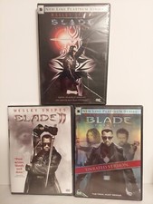 BLADE 1 2 3 TRILOGY DVD Lot NEW Blade NEW Blade II USED Trinity Wesley Snipes