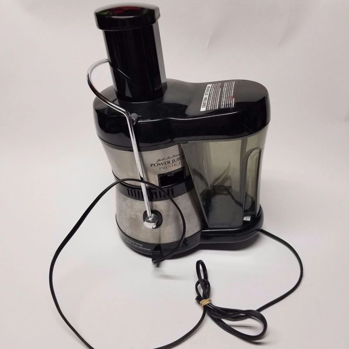 Jack Lalanne Power Juicer Prestige Black Parts Clean mt 1020 1