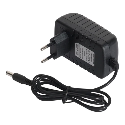 12V 2A 5,5 x 2,1 mm DC Netzteil Adapter Ladegerät Transformator 2 Pin EU Stecker
