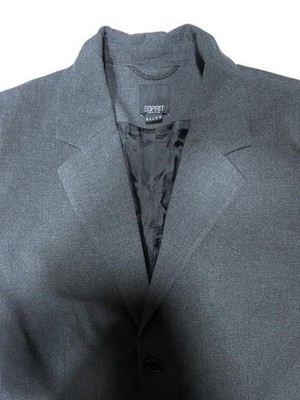 Esprit Collection Damen Blazer Jacke Grau Größe 10 US / 42EU - Business Casual