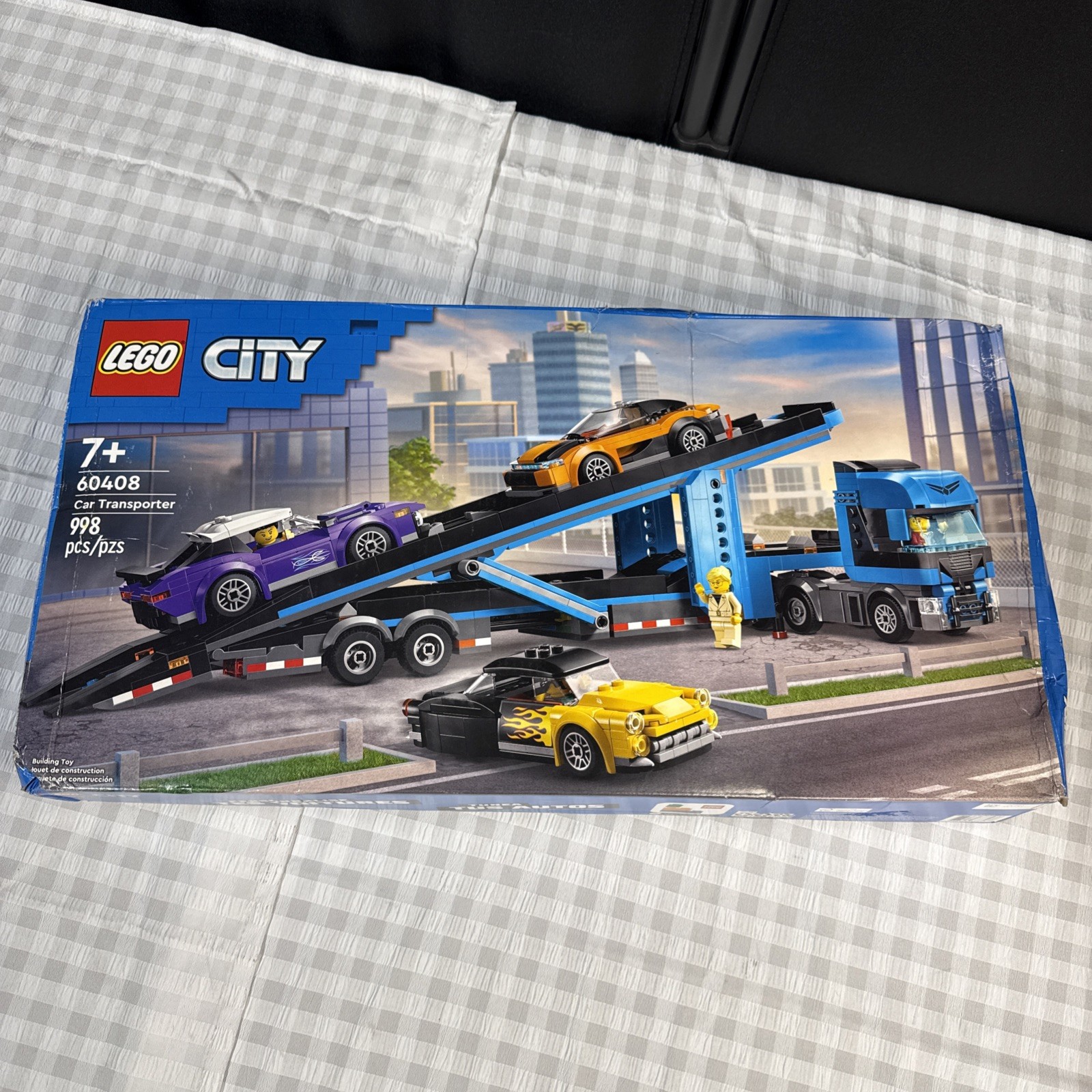 LEGO City: Car Transporter (60408) - New Open Box - 998 Pcs - 7+