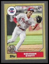 2022 Topps Update #87TBU-37 Bryson Stott 1987 Topps 35th Anniversary RC