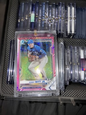 2021 Bowman Chrome - Prospects Bobby Witt Jr. #BCP-193 Fuchsia Refractor/ 199 RC