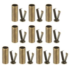 Shoe Lace Tips, 10 Pack Metal Alloy Shoelace Head, Bronze