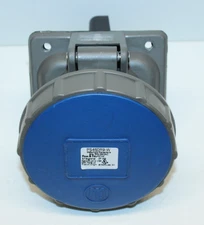 Pass & Seymour 460R9W 60-Amp PIN&SLEEVE WELDER RECEPTACLE  250V 60A 3P 4W  P&S