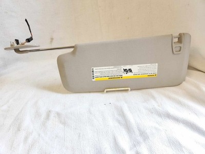 2008 GMC Sierra 1500 sun visor with illumination; PASSENGER side; Beige