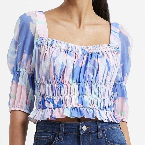 Women French Connection Shirt Blue 38 / M / 46