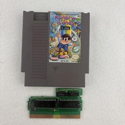 Rainbow Islands NES Tested & Working Taito Cart Only Bubble Bobble Sequel