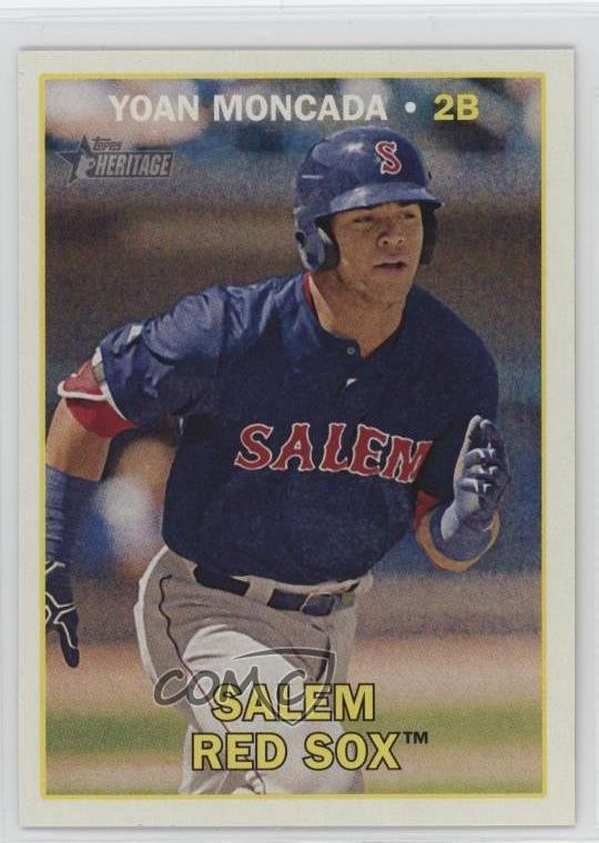 2016 Topps Heritage Minor League Edition Yoan Moncada #215 y5m
