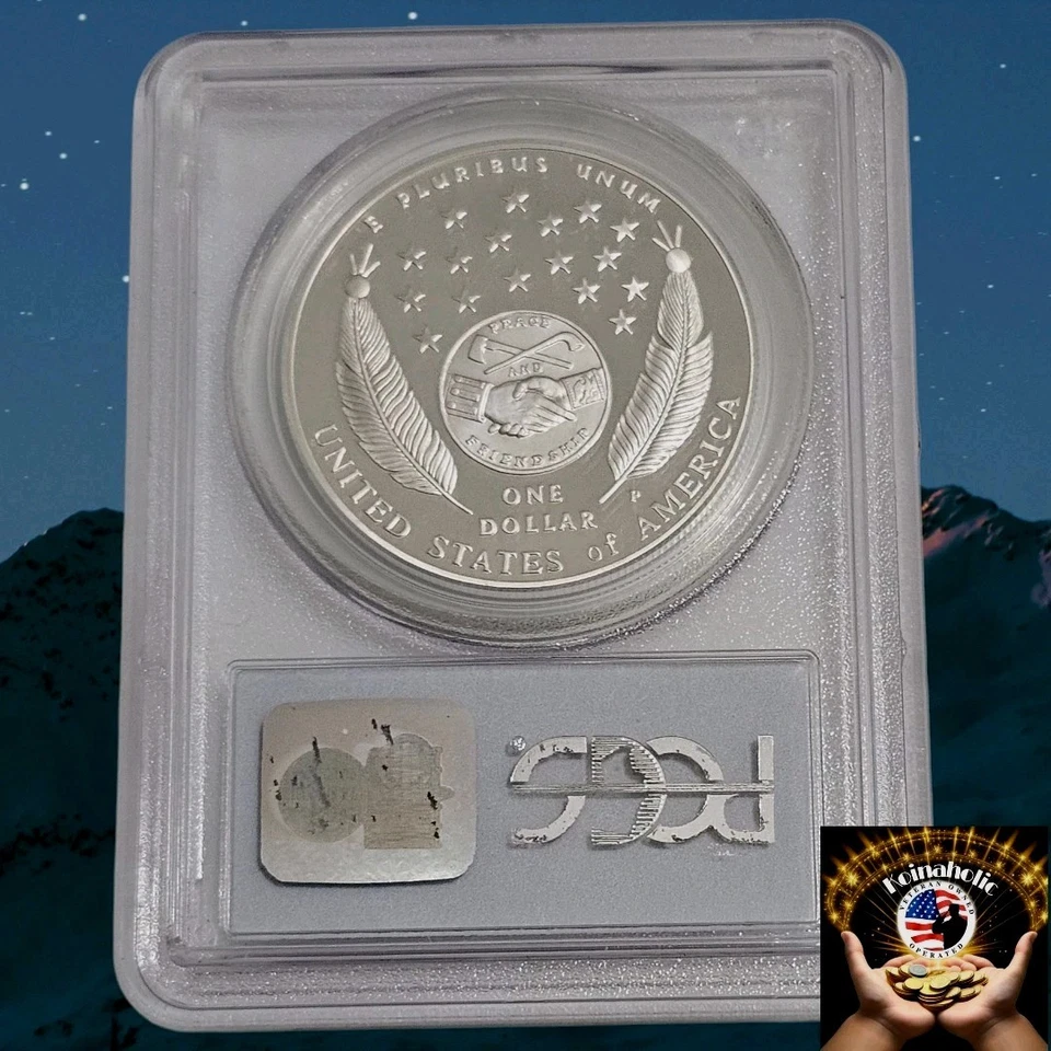 2004 P $1 Lewis & Clark PCGS PR69 DCAM Commemorative Pulled From Storage Fast 🚢 - Image 2 of 4