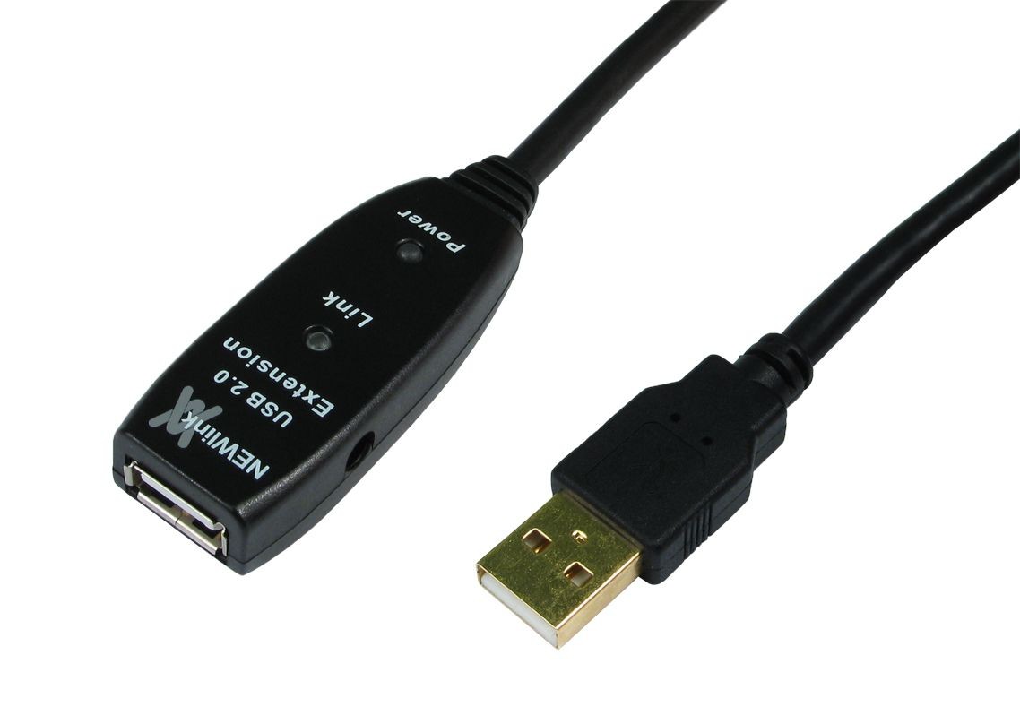 Cables Direct 25m USB 2.0 Active Extension Cable