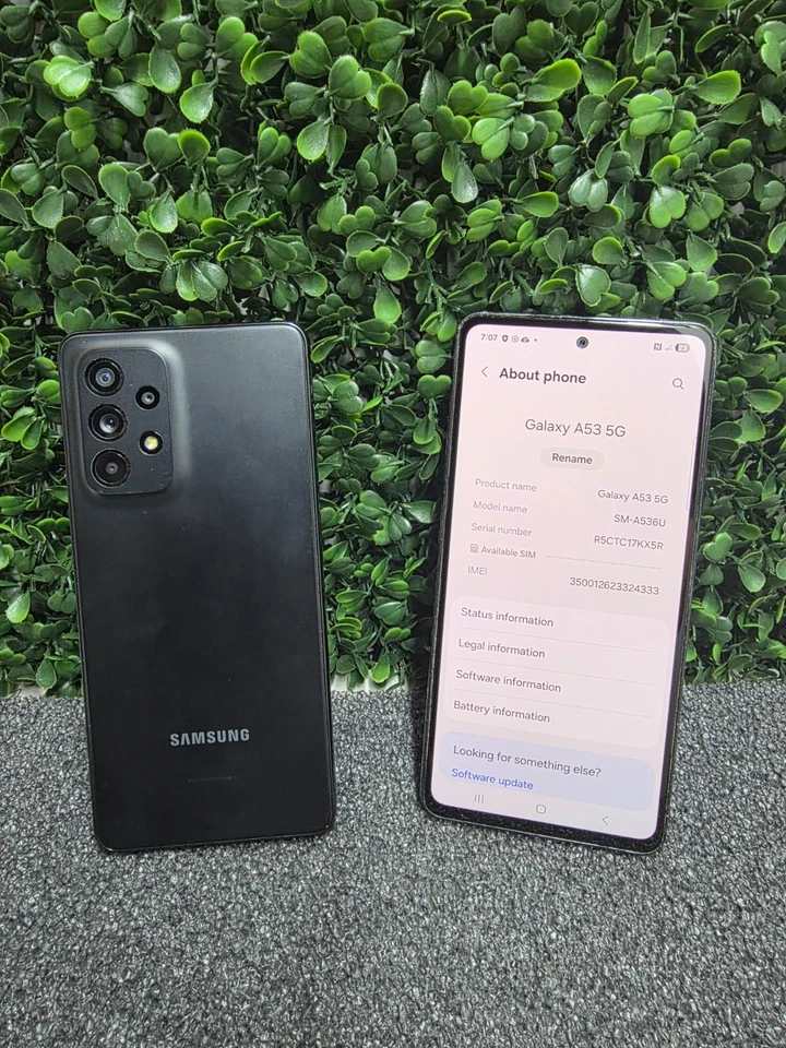 Samsung Galaxy A53 5G – 128GB – Black – SM-A536 – Factory Unlocked – Used - Image 3 of 4