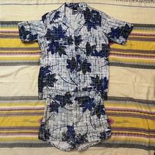 1970s Penney  s Hawaiian Shirt 2 Pc Set