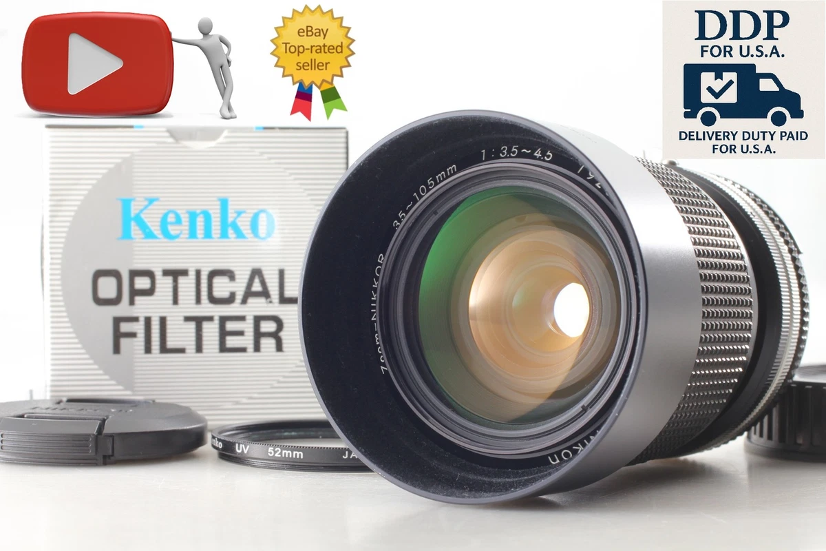 Appareil Photo Nikon FE2 Argenté Avec Zoom 35-105 Mm - Boîtier 35 Mm Mint