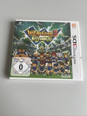  Nintendo 3DS Dual Screen Spiel Inazuma Eleven 3 - Kettenblitz NEU Sealed