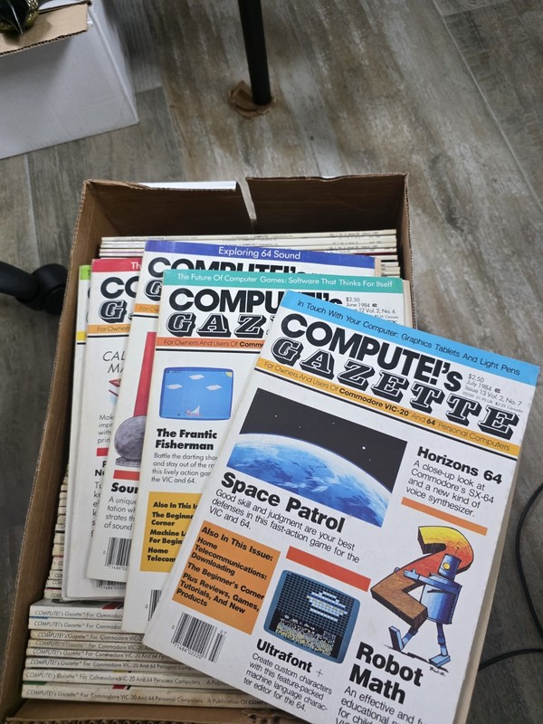 Commodore lot Compute's GAZZETTE 