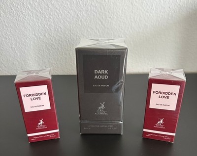Maison Alhambra Duftpaket: Dark Aoud 80ml + Forbidden Love 2x30ml EDP   Neu OVP