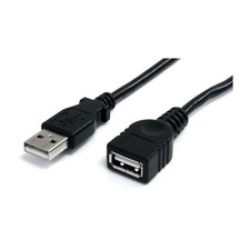 Image of StarTech.com 3 ft Black USB 2.0 Extension Cable A To A - M/F
