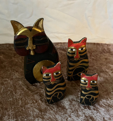 Vintage Laurel Burch Katzen Stil, Set (956)