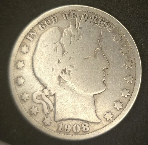 1908-O Barber Half Dollar  90% Silver (114)