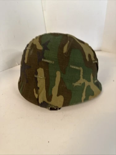 Vintage Vietnam War US M1 Infantry Helmet With Mitchell Cover Military USMC ARMY