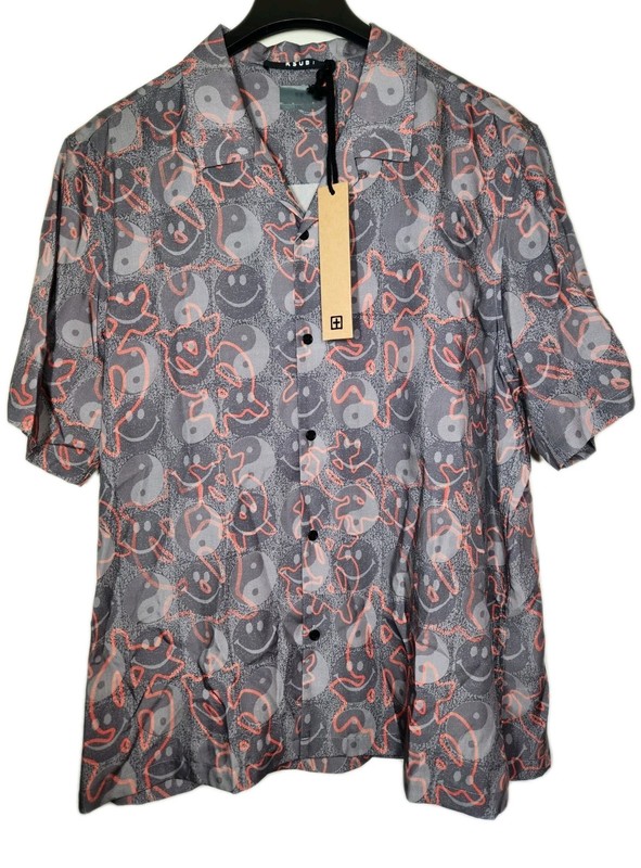 NWT Ksubi Men's Yin Dollar Sign Resort Shirt Size 2XL