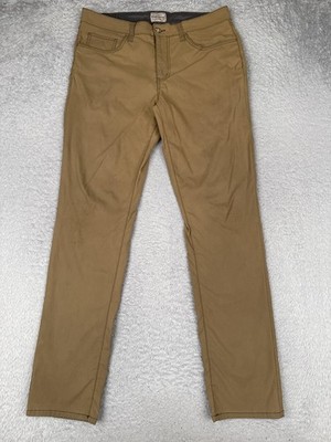 Weatherproof Vintage Pants Mens 34x34 Beige Chino Slim Stretch Casual Outdoor