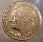 1989-P Roosevelt Dime 10C Philadelphia Business Strike Copper KM#195 — photo 1