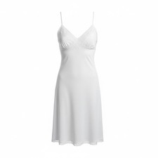 VTG LORRAINE Nylon Slip Dress Lace Trim - Bridal Wedding Size 34
